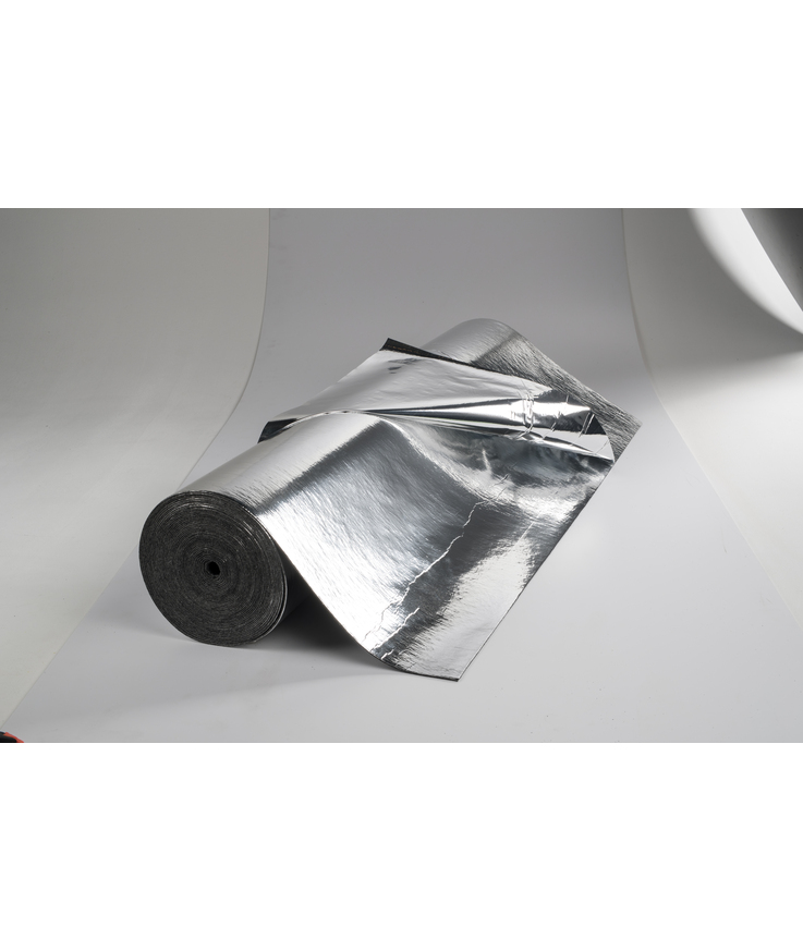 Akustikunderlag duri db wl/ Aluminium 2mm 1x15m 15m2