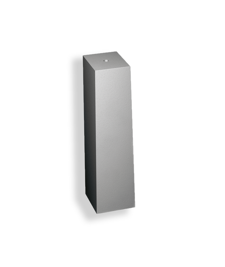 Plint 700 justerbar m16 grå u 185x185x700mm