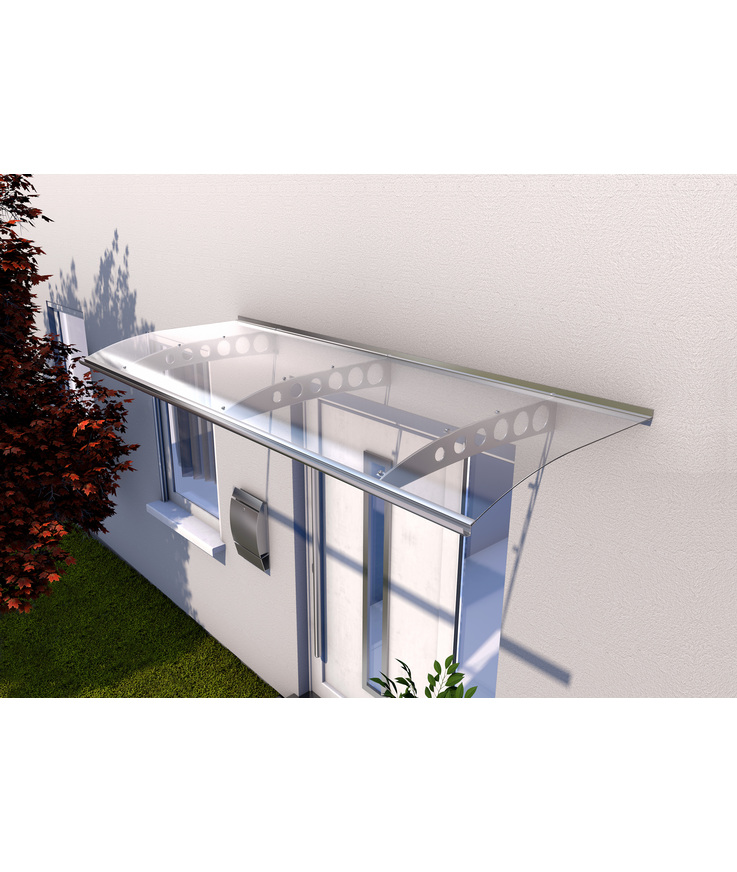 Entrétak gop vega pt/et 240 Akryl rostfritt stål/aluminium