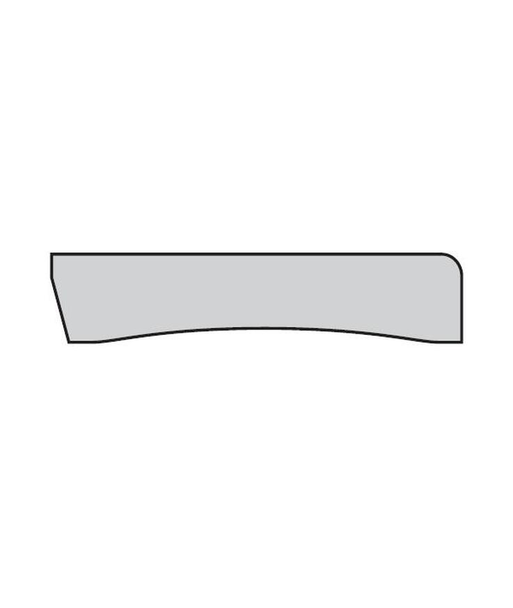 Sockel slät lackad ek 12x57x3300mm