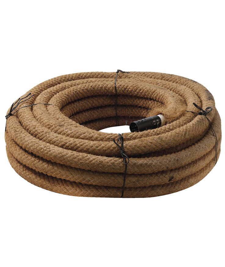 Dräneringsrör 92x80mm med Kokosfilter 75m rulle 2373041