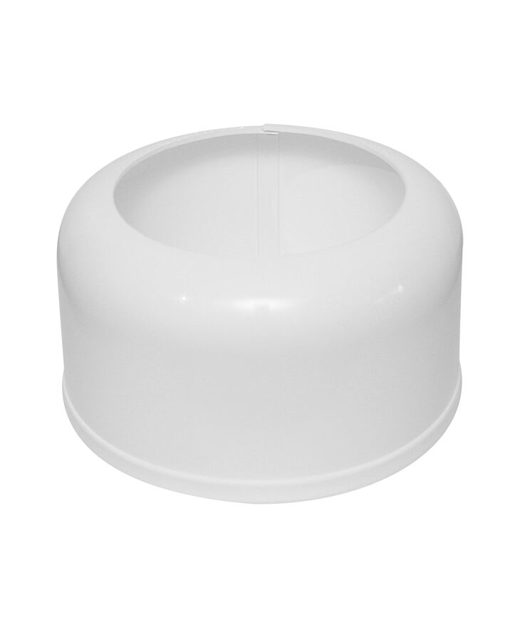 Golvhuv för wc&pvc-rör vit 110mm abs sb