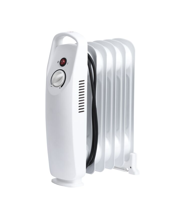 Värmeelement oljefyllt 6fläns fristående 800w