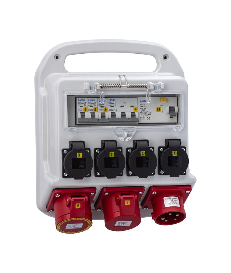 Byggcentral 16a jfb automatsäk Ip44