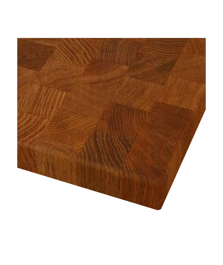 Skärbräda massiv ek ändträ 40x600x400mm