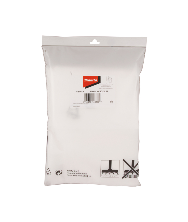 Dammsugarpåse p-84078 makita Fleece till vc3012l vc3012m