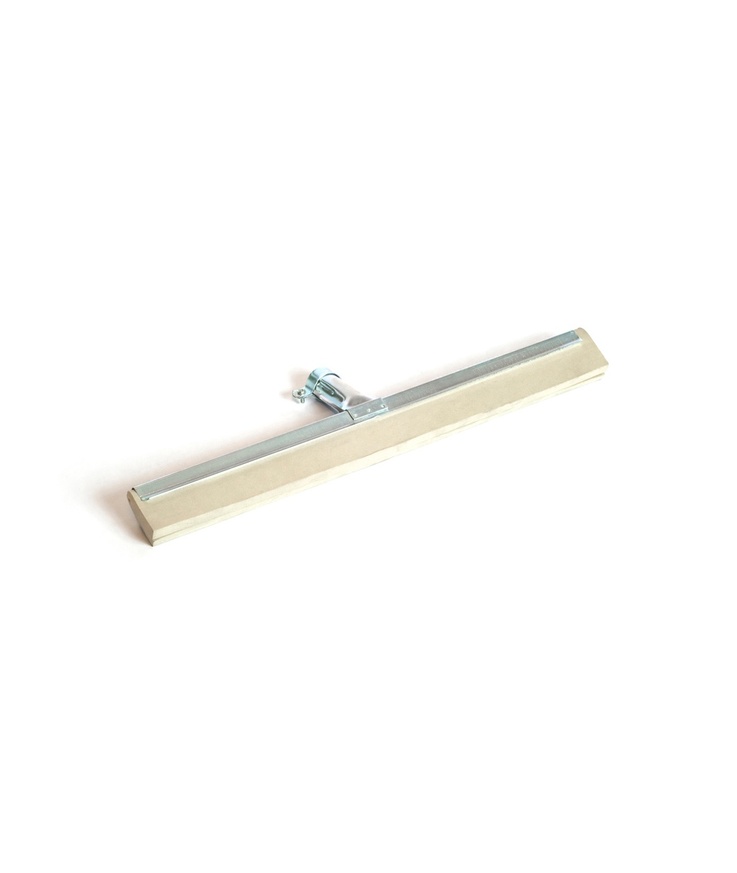 Golvraka naturgummi vitt Dubbelvikt blad 550mm