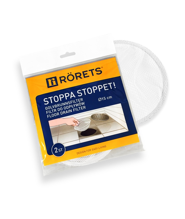 Golvbrunnsfilter rörets