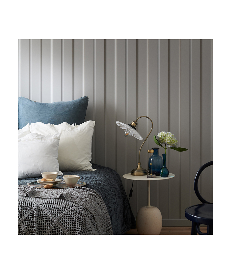 Väggpanel regina pärlspont Dekor grå mdf 6x2435x620