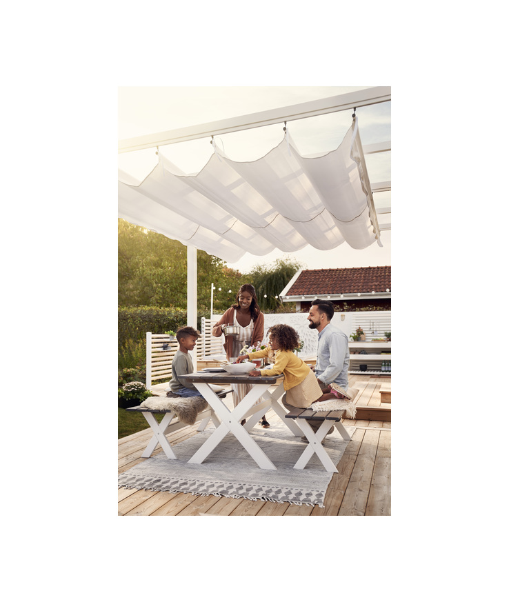 Pergola vit 4x4m