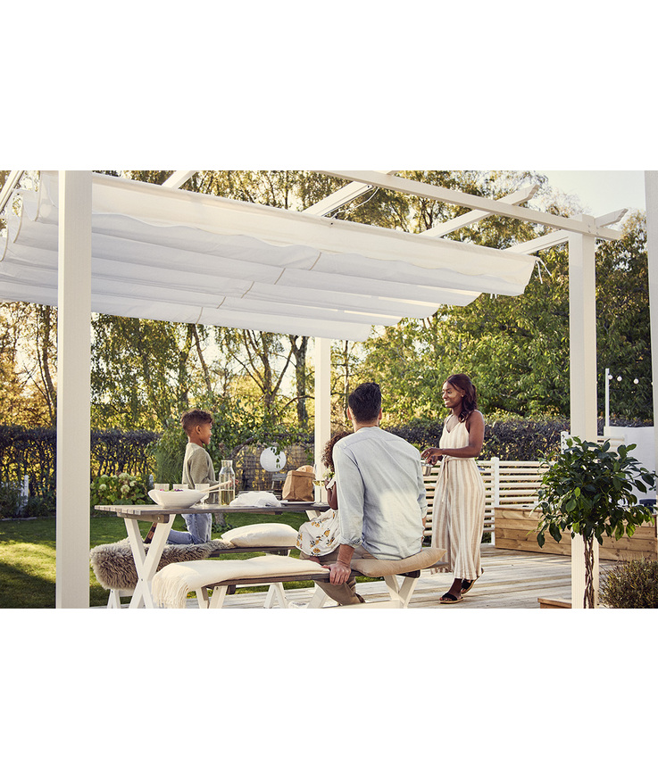 Pergola vit 4x4m