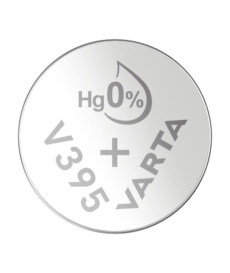 Batteri varta knappcell silver Oxiderat ur v395 sr57 1,55v