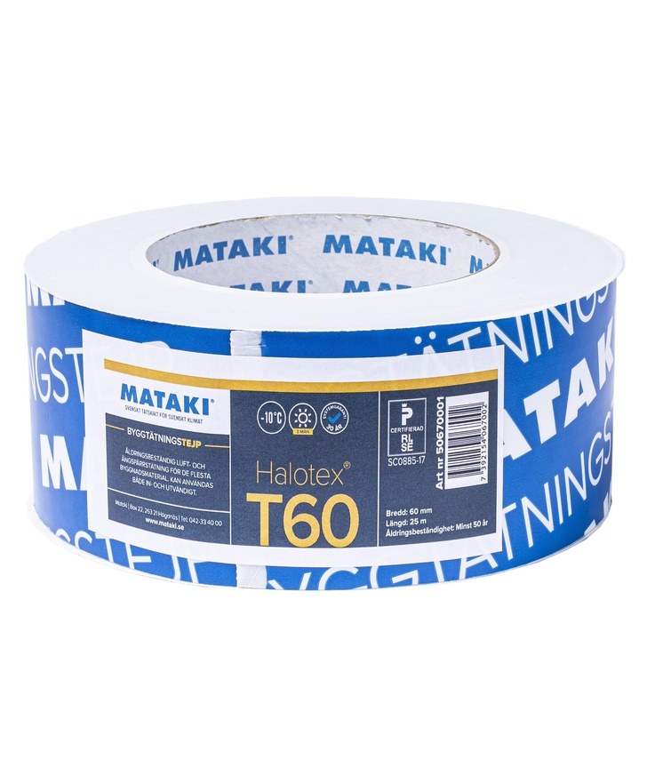 Byggtätningstejp halotex t60 60mmx25m