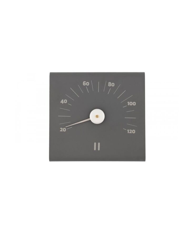 Bastutermometer Rento aluminium Grå