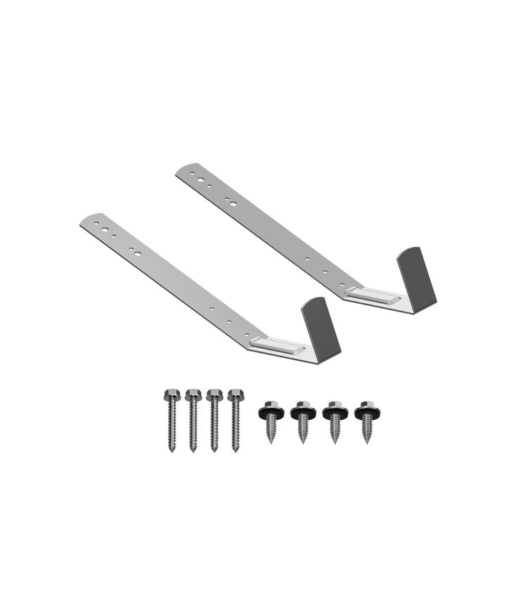 Glidskydd takpanna&profilerad Plåt inkl skruv svart