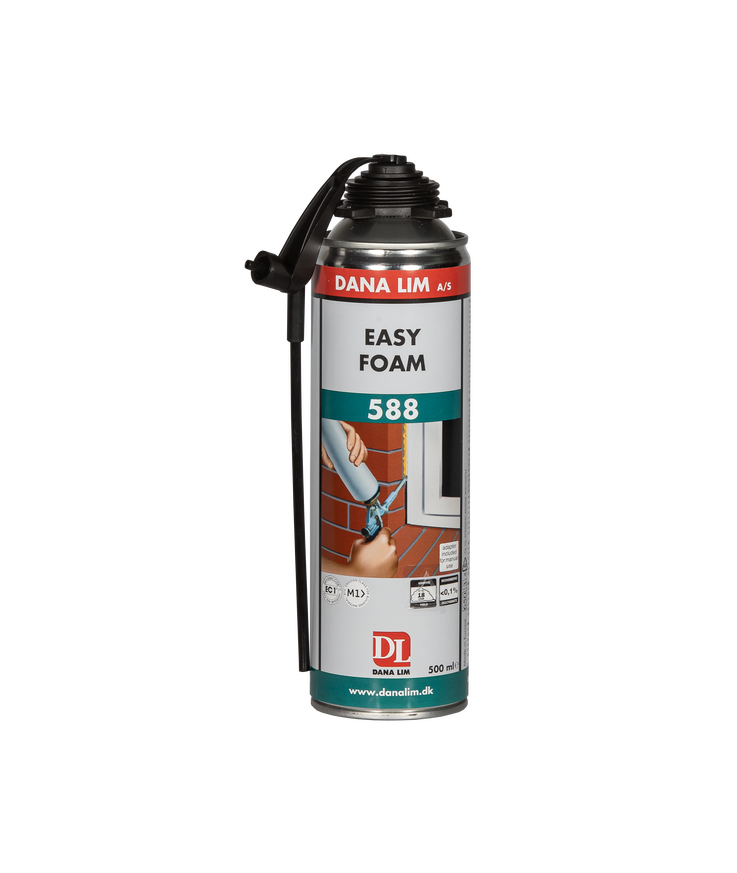 Fogskum easy foam 588 Lågisocyanat/kombiadapt 500ml