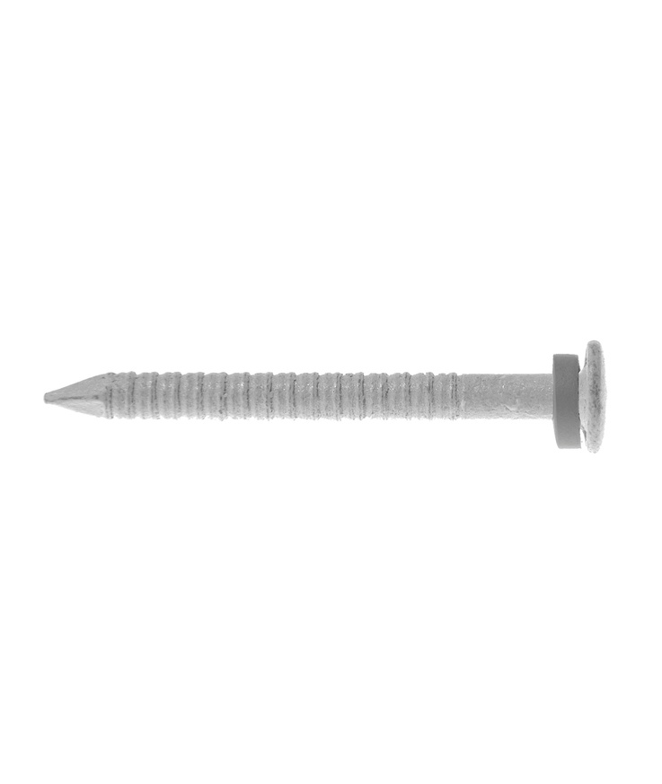 Bleckspik elförzinkad bricka Lågkull huv vit 2,5x30mm