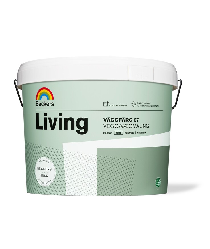 Väggfärg living 07 antikvit 10l