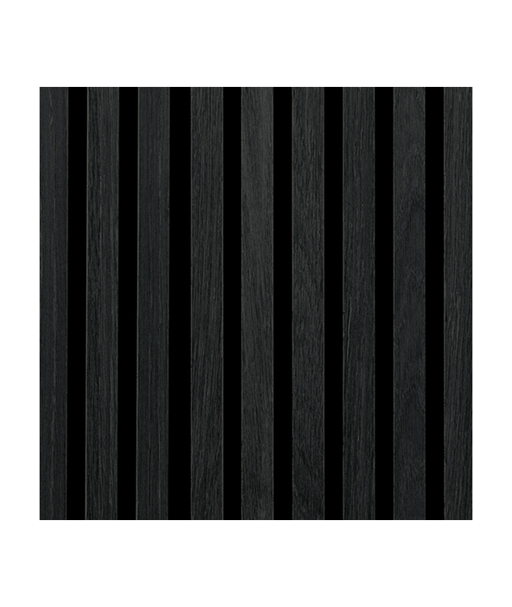 Väggpanel akustik premium Black oak 22x605x3000mm