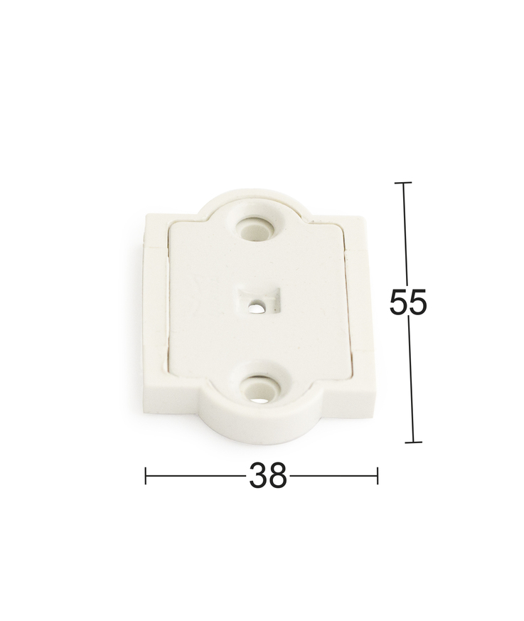 Fästbricka 2434 vit 2st