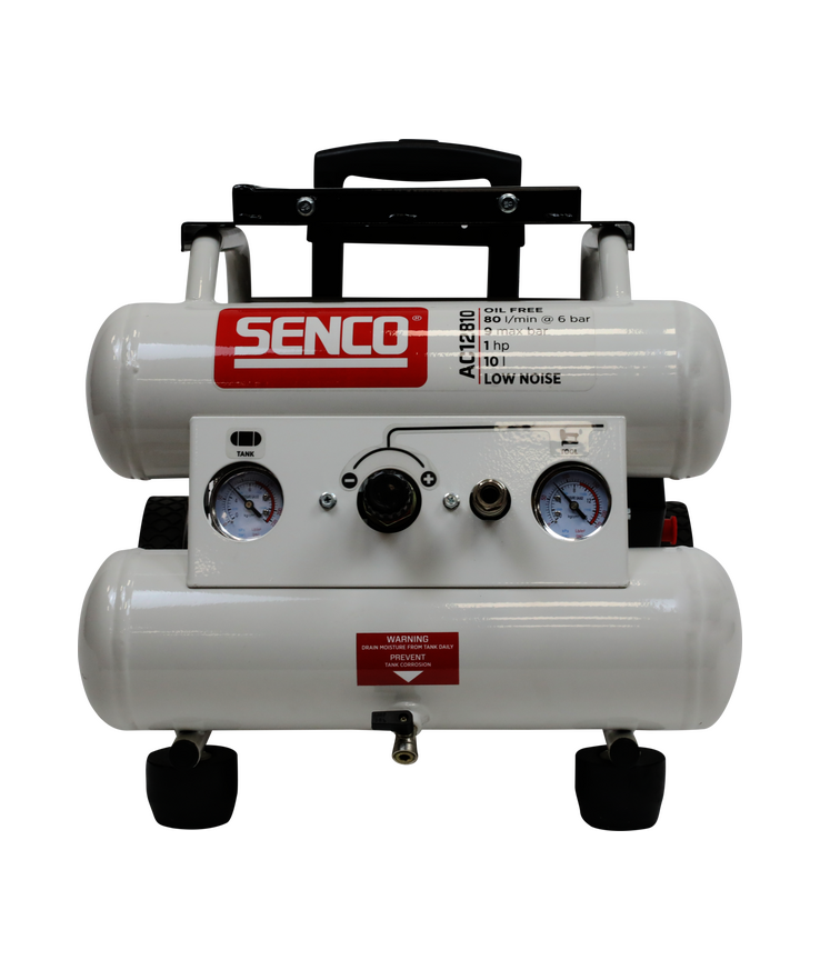 Kompressor ac12810 low noise Oljefri 9 bar 10l 128l/min