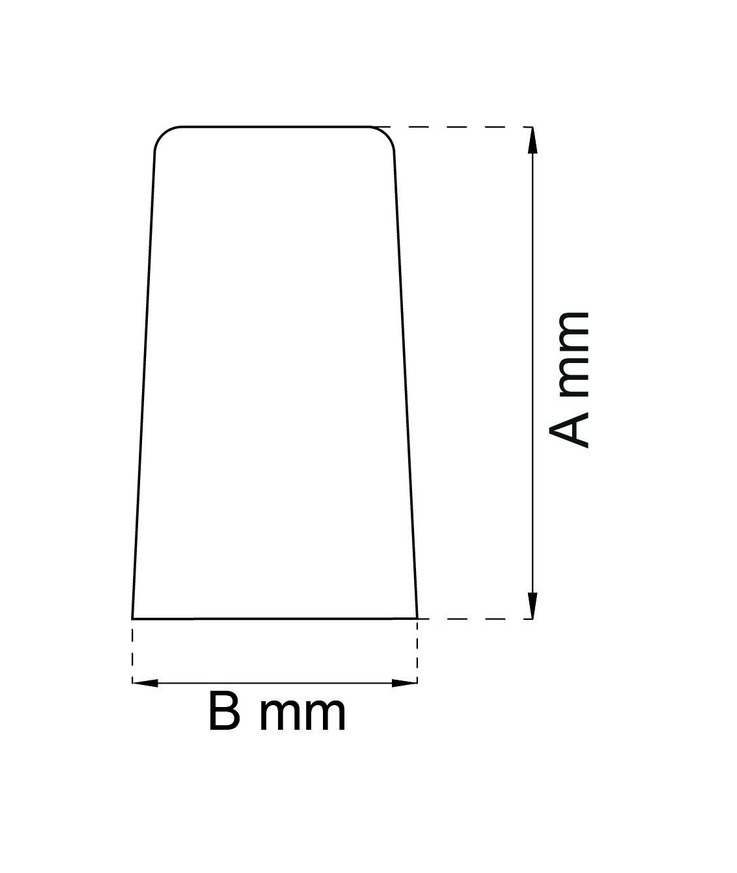 Dörrstopp 29 vit 30mm sb