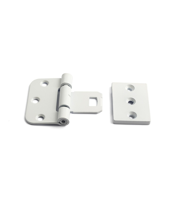 Dörrgångjärn 2465 vit 65x46mm