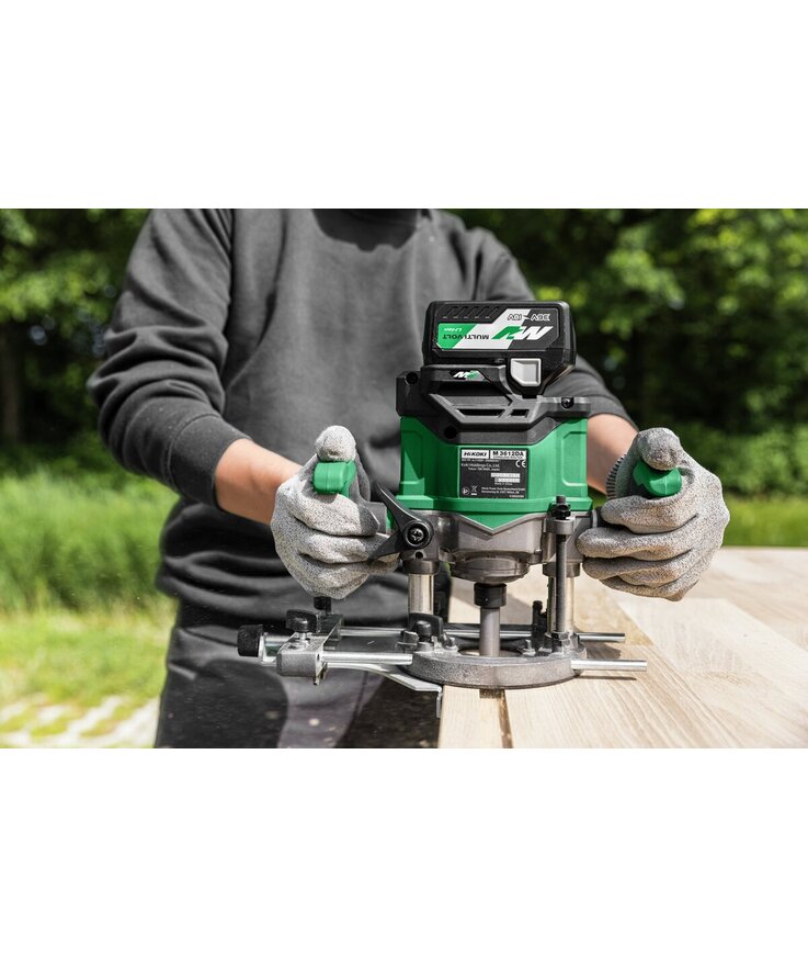 Handöverfräs m3612da t/o hsc Hikoki 36v mv u batteri/laddar