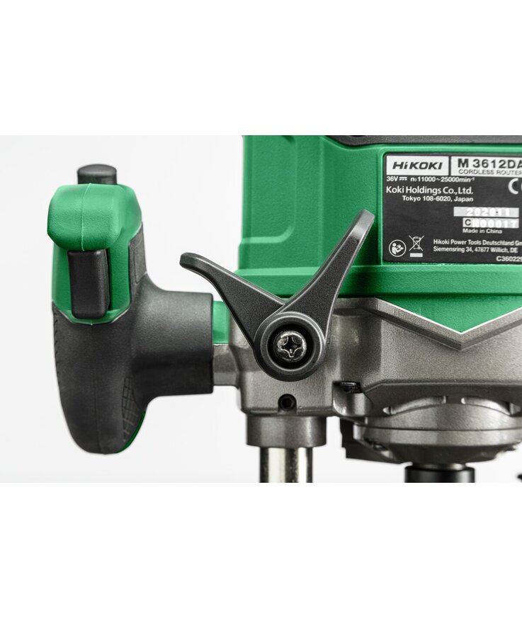 Handöverfräs m3612da t/o hsc Hikoki 36v mv u batteri/laddar