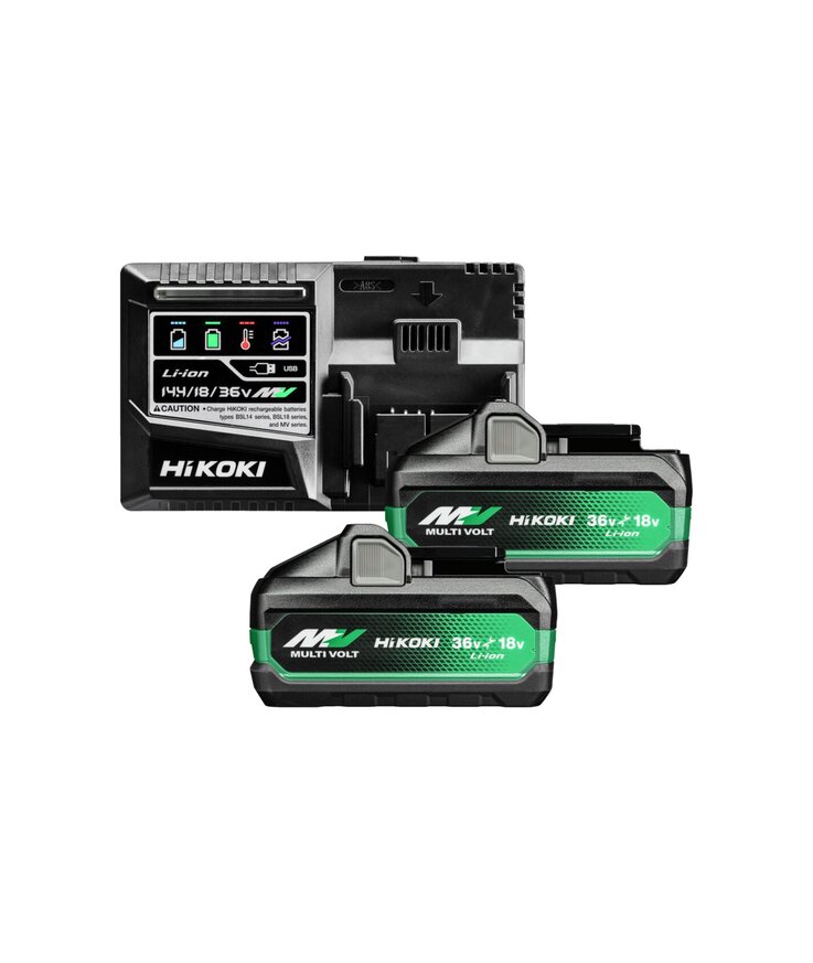 Batteriset 2xbsl36b18x/laddare Hikoki mv 4ah/8ah 18v/36v