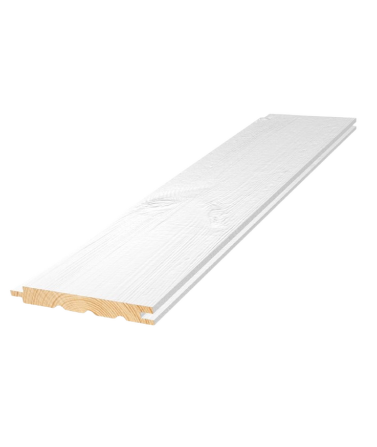 Panel trend slät vit s 0502-y Målad änds 13x120x3600 8st
