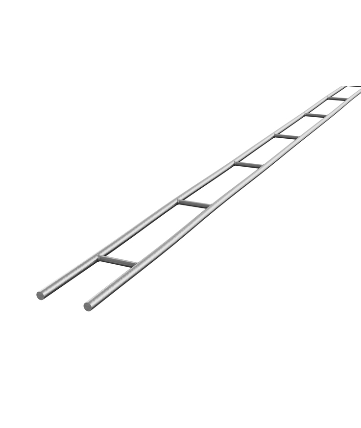 Bistål bi 40 förzinkat 4m