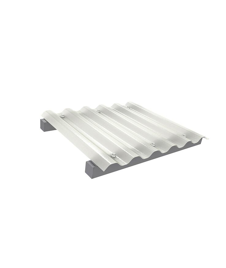 Takplast halleplattan opal 3500 x 1140