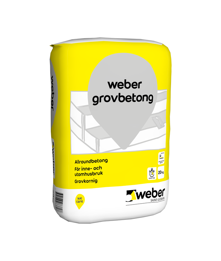 Grovbetong c32/40 löst