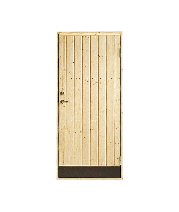 Dörr 18gr rak panel 8x19 höger
