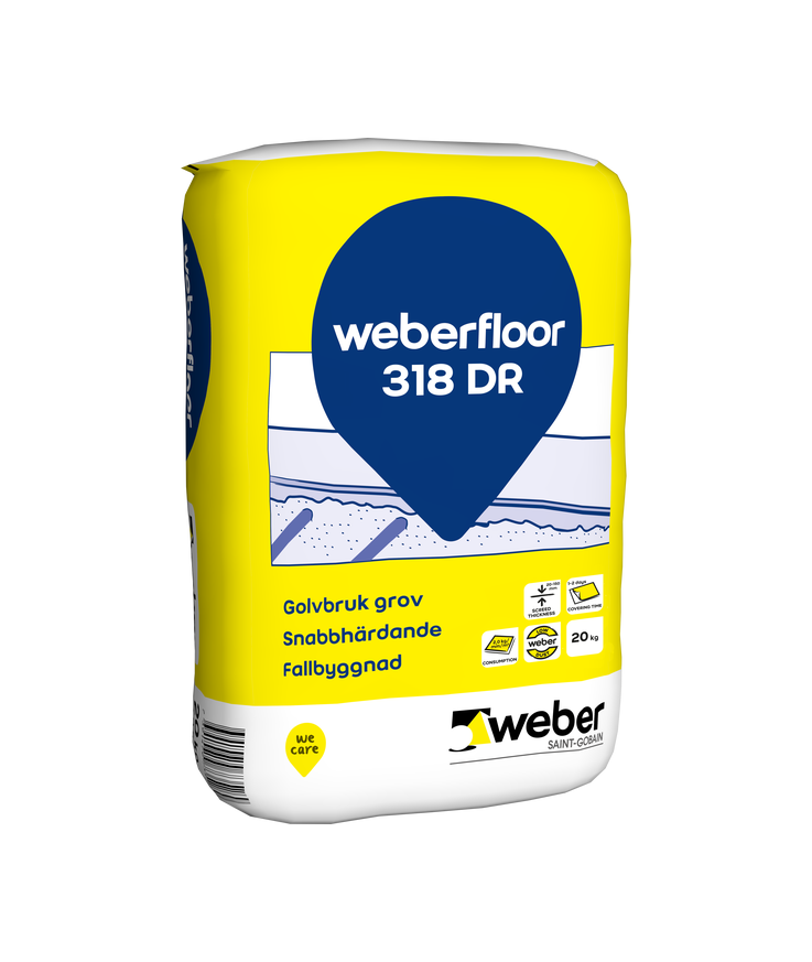 Snabbslipsats floor 318 grov Dr 20kg