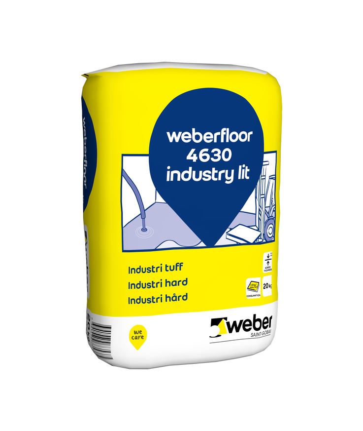 Avjämningsmassa floor 4630 Industry lit 20kg