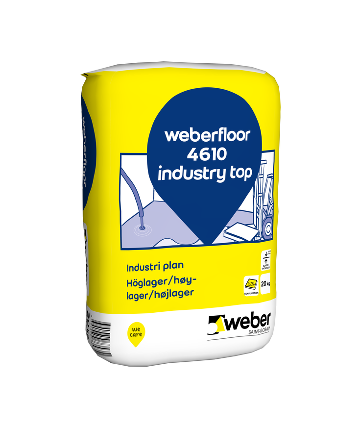 Slitskiktsmassa floor 4610 Industry top 20kg