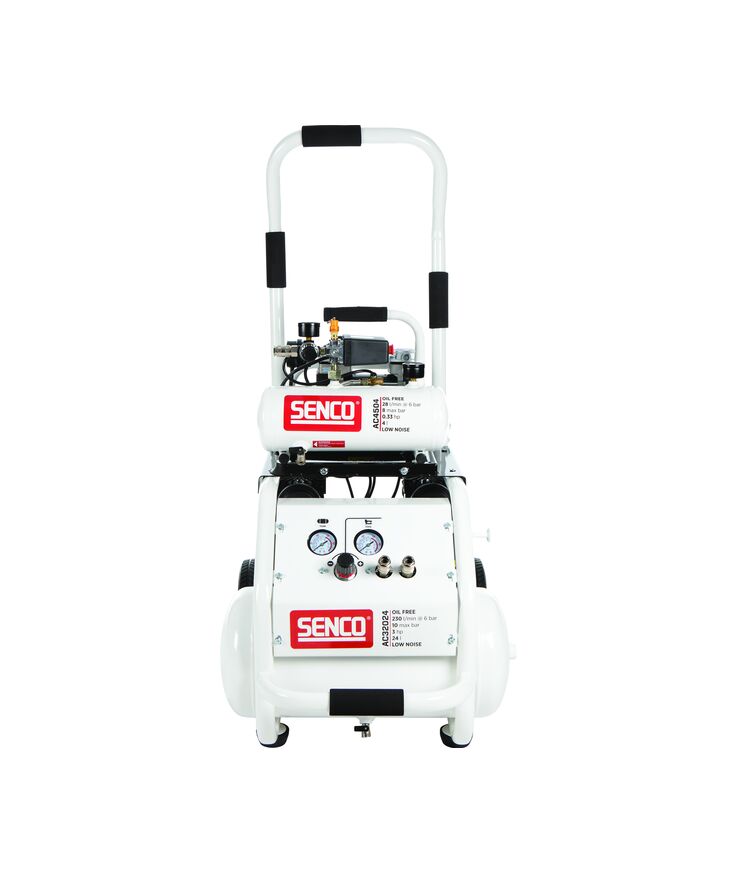 Kompressor ac4504 low noise Oljefri 8 bar 4l 45l/min