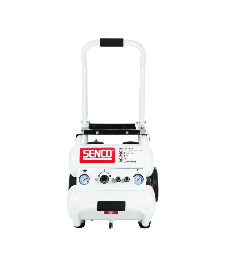 Kompressor ac24016 low noise Oljefri 9 bar 16l 240l/min