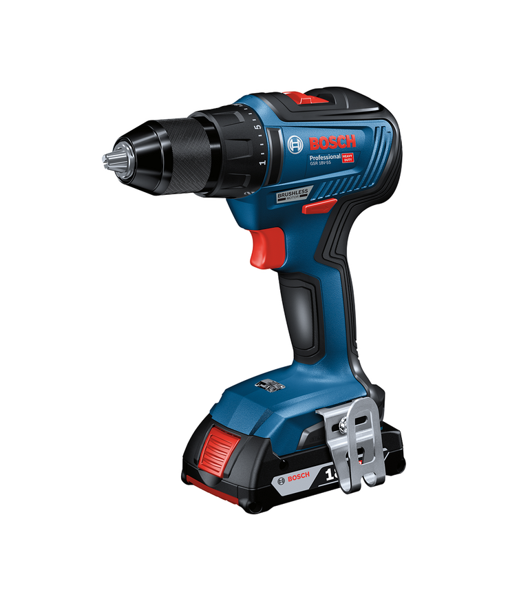 Skruvdragare gsr 18v-55 2x2ah