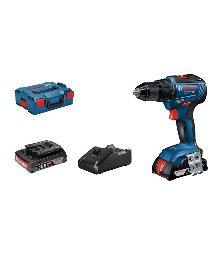 Skruvdragare gsr 18v-55 2x2ah