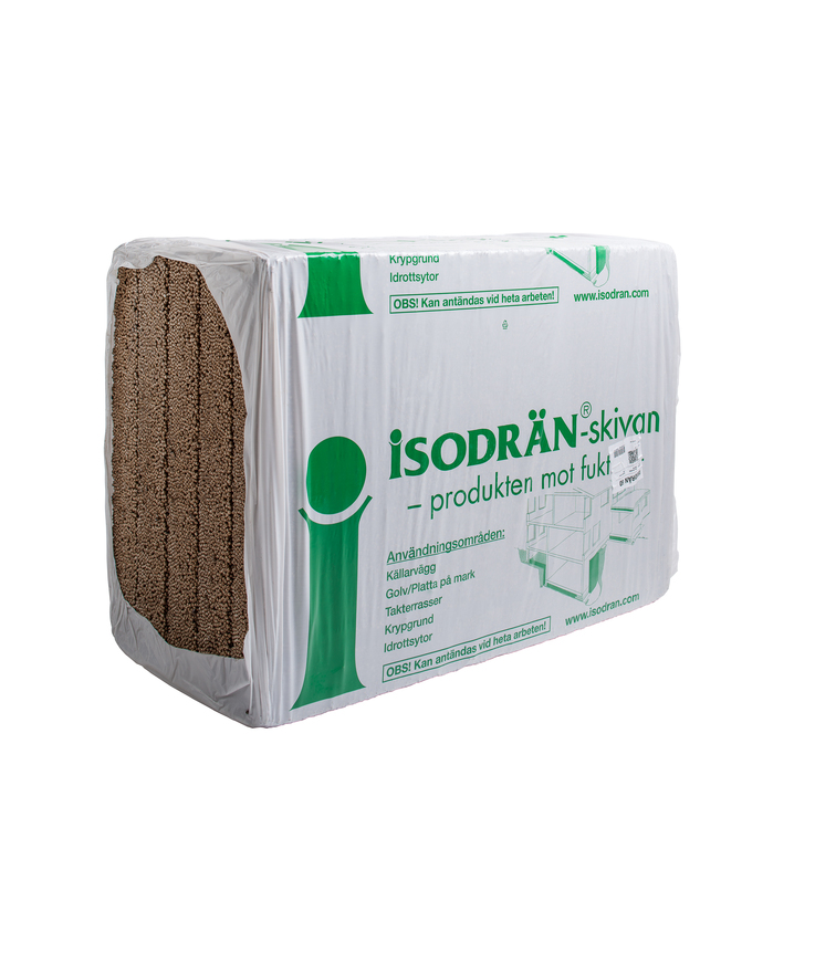 Skiva isodrän 60 kpa 100mm 3,75m2
