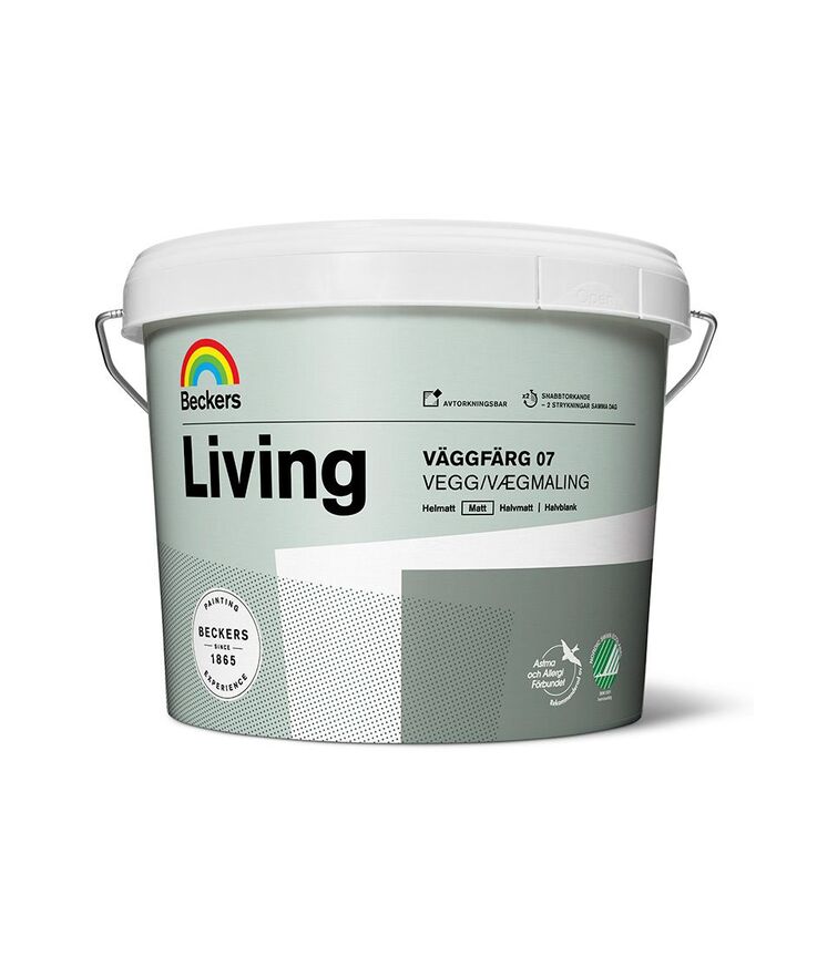 Väggfärg living 07 antikvit 10l