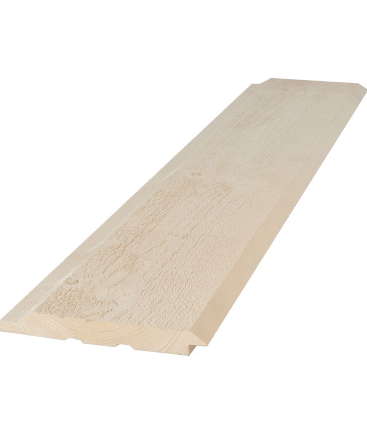 Panel timmer utv vit mellanstr Gran tp 22x170