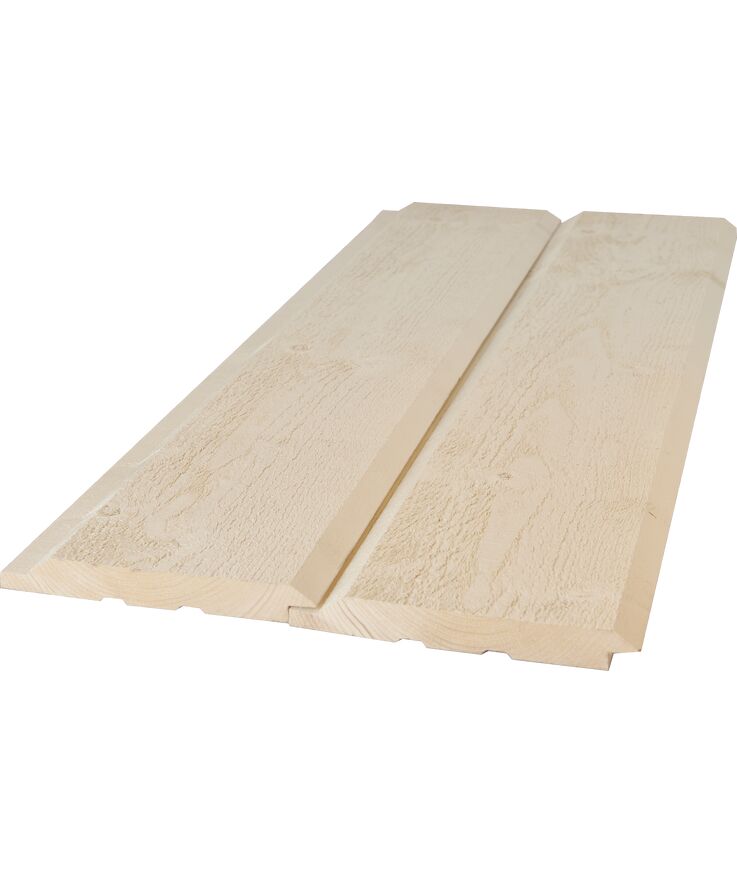 Panel timmer utv vit mellanstr Gran tp 22x170