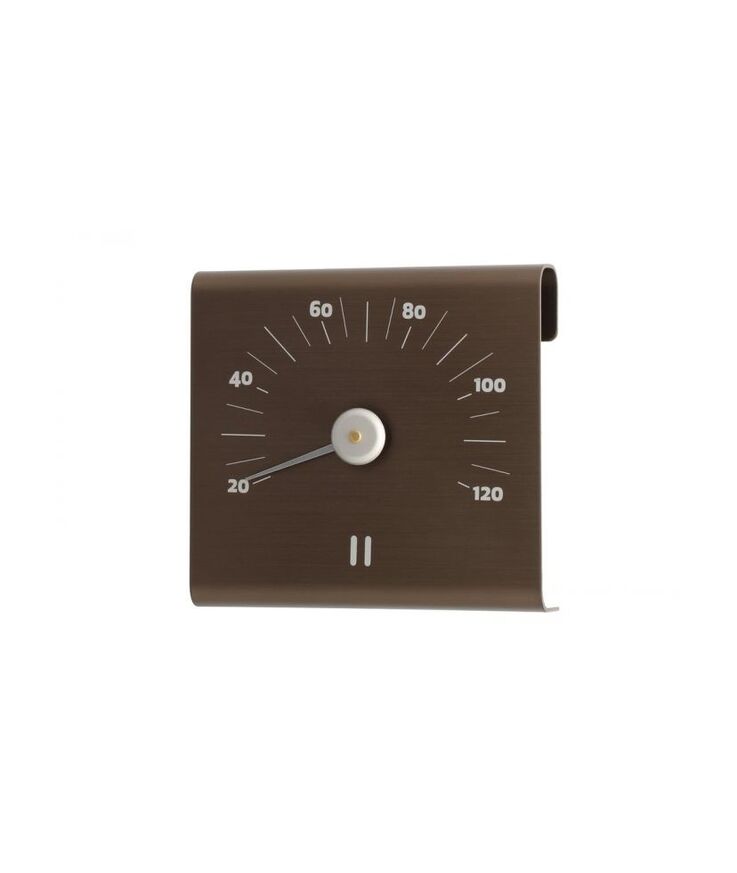 Bastutermometer Rento aluminium brun/svart