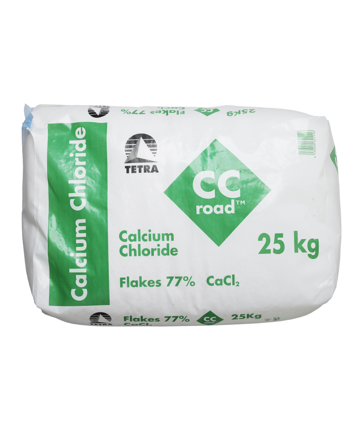 Vägsalt kalciumklorid 25kg