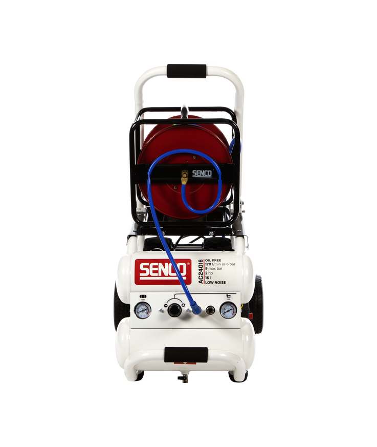 Kompressor ac24016 low noise Oljefri 9 bar 16l 240l/min