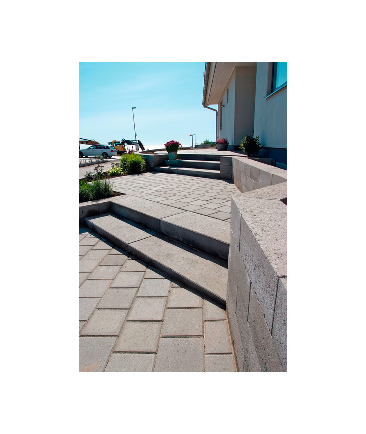 Block scala naturgrå 190x390x138mm 9715-39000027